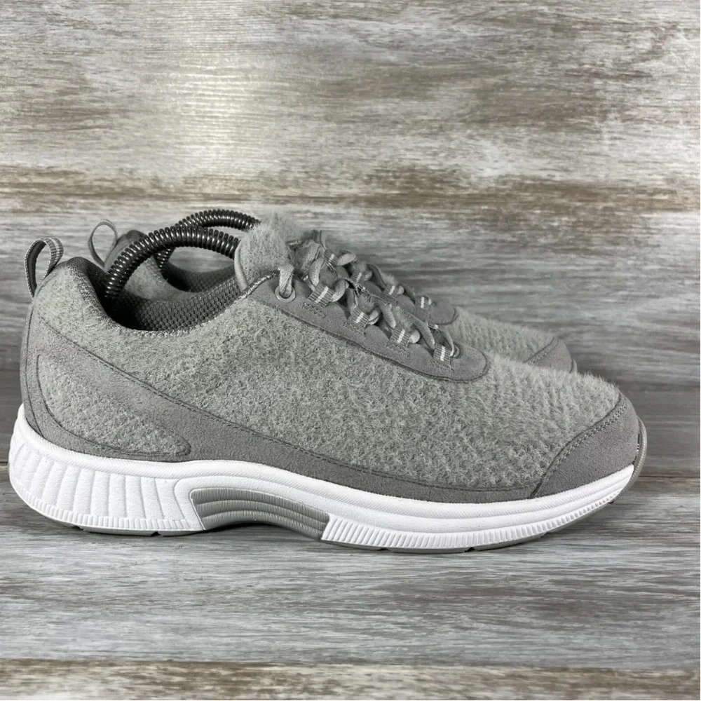 Orthofeet Womens 989 Coral Wool Grey Comfort Athletic Sneakers Size 7.5 - Picture 2 of 14